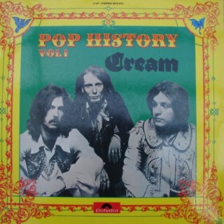 Cream: Pop History VOL. 1 – 2LP – 1970 – GERMANY.                                                    