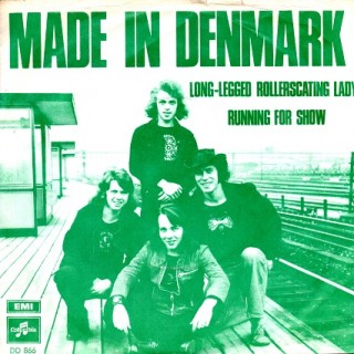 Made In Denmark: Long-Legged Rollerscating Lady – 1974 – DANMARK.                                     
