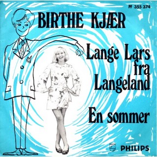 Birthe Kjær: Lange Lars Fra Langeland – 1970 – NORGE.     