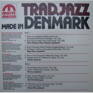 DIVERSE KUNSTNERE: Trad.Jazz – Made In Denmark – 1984 – DANMARK.    