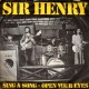 Sir Henry and His Butlers: Sing A Song – 1974 – DANMARK.                       