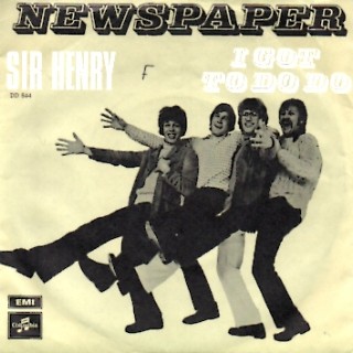 Sir Henry: Newspaper – 1972 – DANMARK.                  