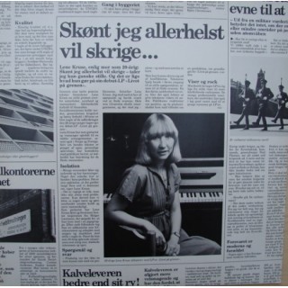 Lene Kruse: Livet På Grenen – 1981 – DANMARK.                    