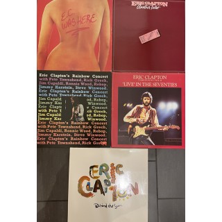 Eric Clapton 5 LP´er sælges samlet.