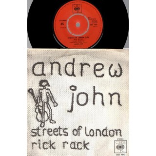 Andrew John: Streets Of London/Rick Rack – 1970 – DENMARK.                             