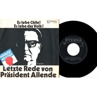 Präsident Allende: Es Lebe Chile/Es Lebe Da Volk – 1973 – GERMANY.               